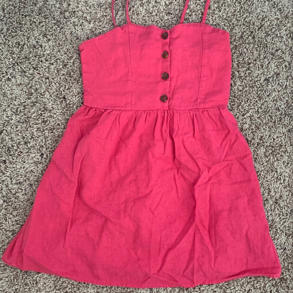 Forever 21 hot pink girls dress!!